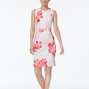 Calvin Klein Floral Sheath Dress